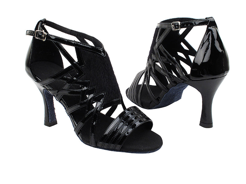 SERA7016 Black with 3&quot; heel in the photo