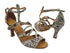 SERA7017 259 Snow Leopard Satin with 2.75" Flare HEEL (11006) in the photo