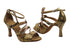 SERA7017 Gold Snake with 3" heel in the photo