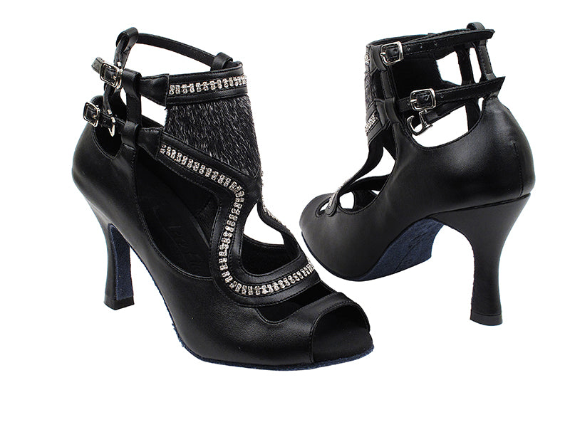 SERA7018 Black with 3&quot; heel in the photo