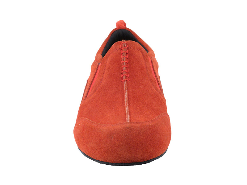 SERA701BBX Red Suede with flat heel in the photo