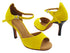 SERA7028 248 Yellow Velvet with 3" Slim Heel (6646) in the photo