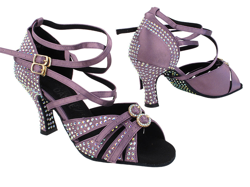 SSERA7030CC 182 Lavender Satin with 3&quot; Heel (6812) in the photo