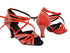 SERA7030CC Red Satin with 2.5" Spool Heel (PG) in the photo