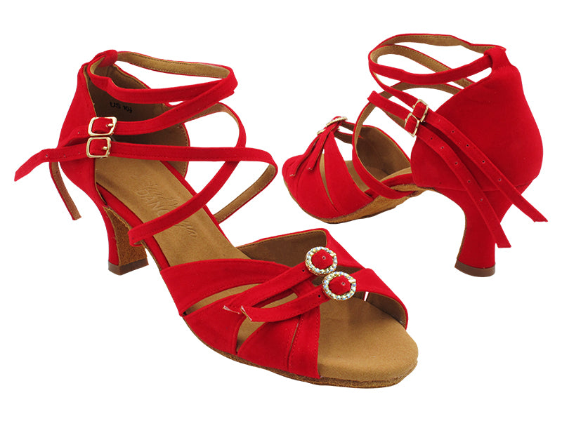 SERA7030 Red Velvet with 2.5&quot; Spool Heel (PG) in the photo