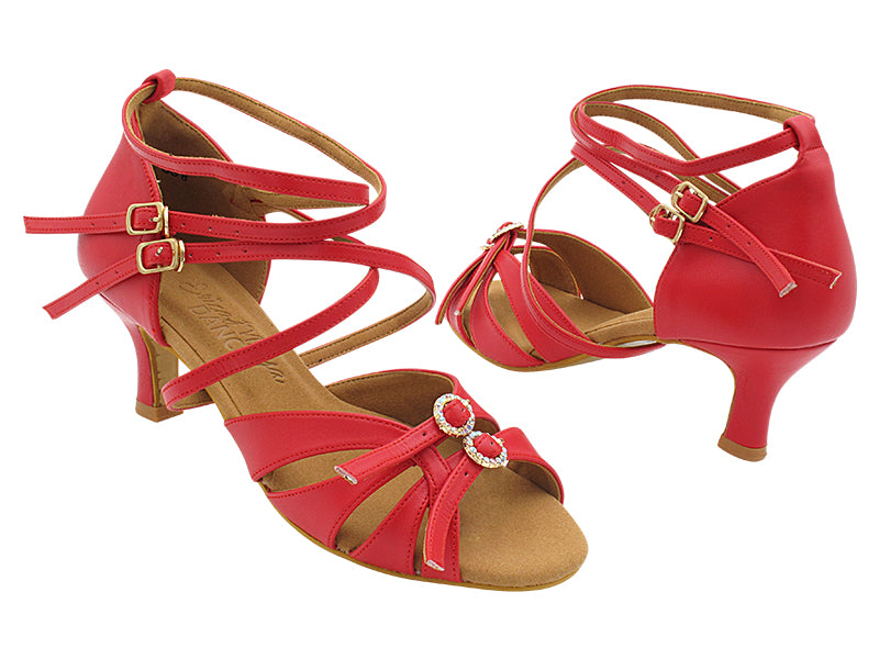 SERA7030 Red Leather with 2.5&quot; Heel (2040) in the photo