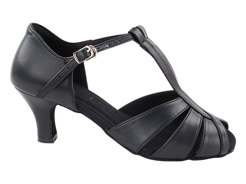 SERA7037 Black Leather with 2.5" Heel (2040) in the photo