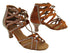 SERA7038CC Dark Tan Satin with 2.5" Heel (2040) in the photo