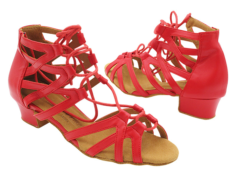 SERA7038 Red Leather with 1&quot; Heel (8881) in the photo 