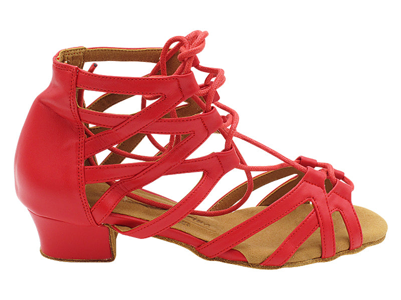 SERA7038 Red Leather with 1&quot; Heel (8881) in the photo 