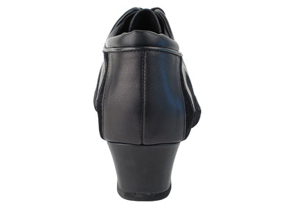 SERA703BBX Black Leather &amp; Black Suede