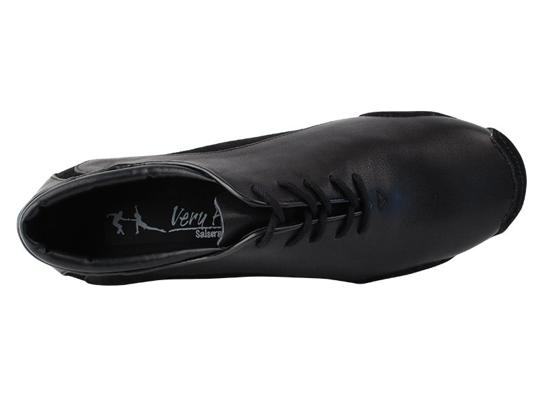 SERA703BBX Black Leather &amp; Black Suede