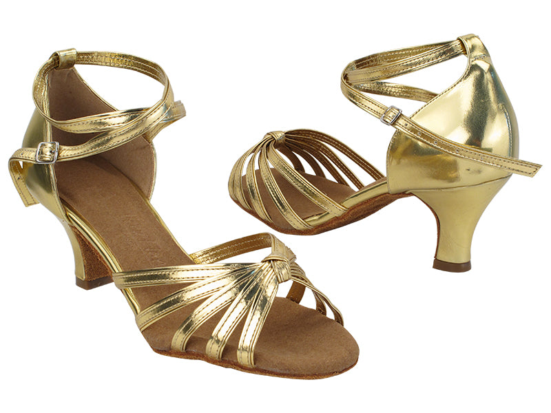 SERA7043 Gold Leather_Conventional Buckles with 2.5&quot; Heel (2040) in the photo