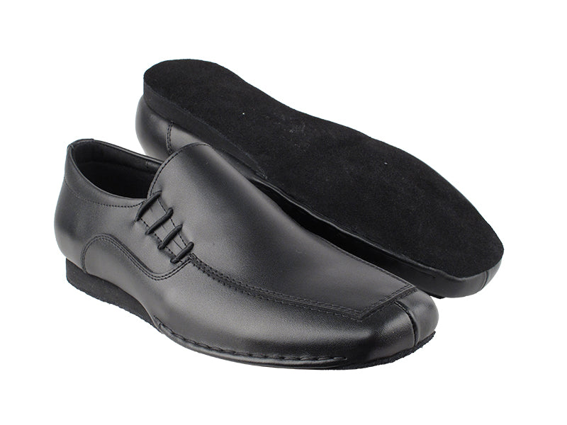 SERO102BBX Black Leather with flat heel in the photo