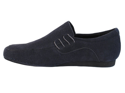 SERO102BBX Blue Old Navy Suede with flat heel in the photo