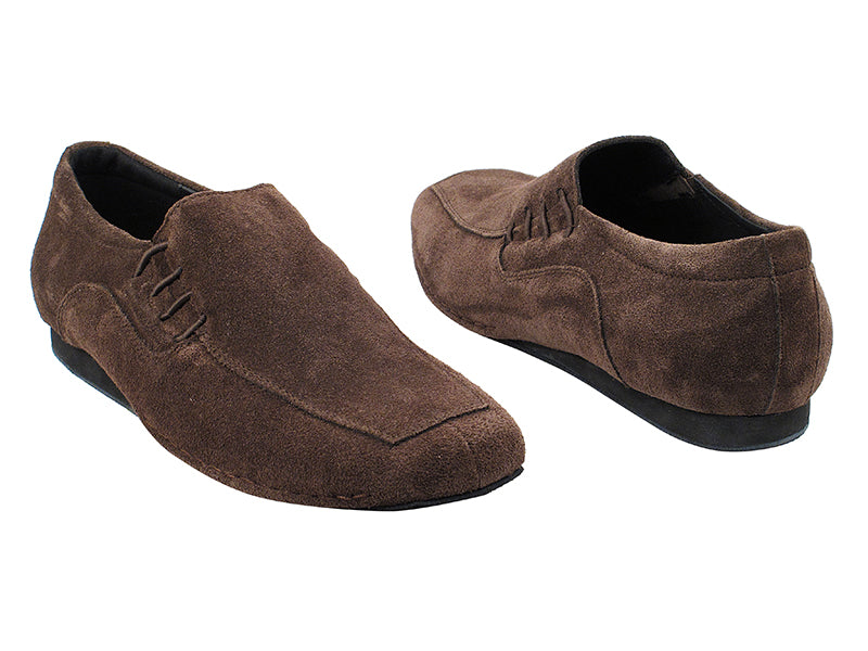 SERO102BBX Brown Suede with flat heel in the photo