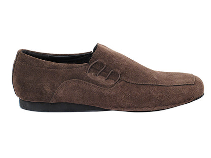 SERO102BBX Brown Suede with flat heel in the photo