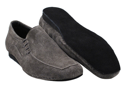 SERO102BBX Grey Suede with flat heel in the photo