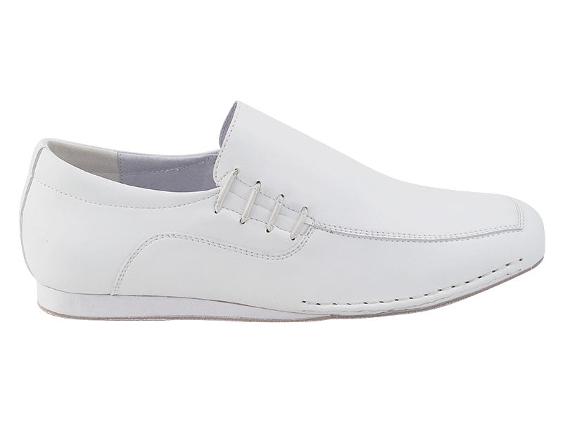 SERO102BBX White Leather with flat heel in the photo