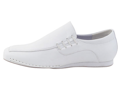 SERO102BBX White Leather with flat heel in the photo