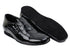 SERO102BBX Black Croc with flat heel in the photo