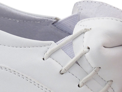 SERO102BBX White Leather with flat heel in the photo