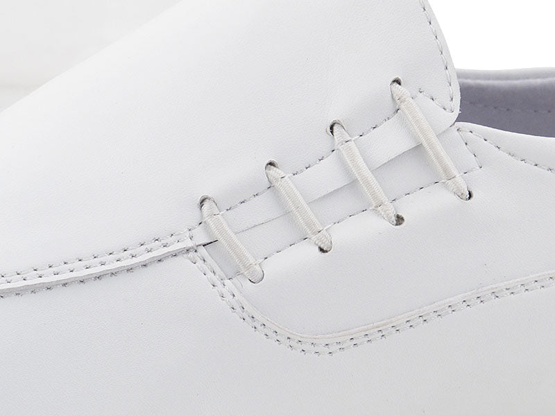 SERO102BBX White Leather with flat heel in the photo