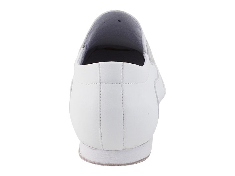 SERO102BBX White Leather with flat heel in the photo