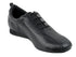 SERO103 Black Leather with flat heel in the photo