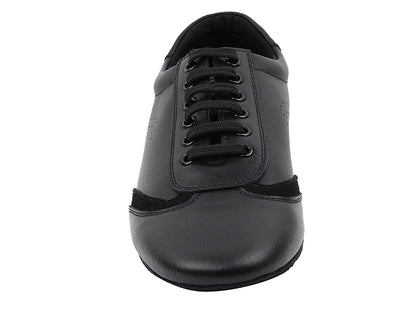 SERO104BBX Black Leather with flat heel in the photo