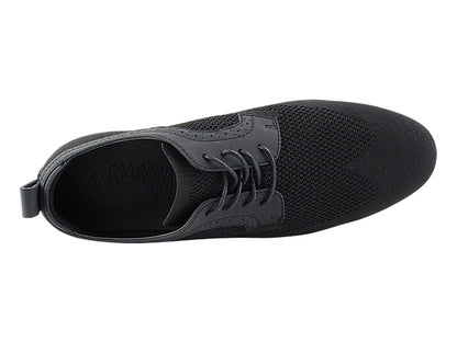 SERO107BBX Black Knit Mesh  with flat heel in the photo