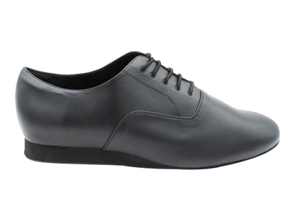 SERO916102 Black Patent &amp; White Leather with 1" flat heel in the photo