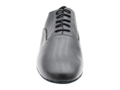 SERO916102 Black Patent &amp; White Leather with 1" flat heel in the photo