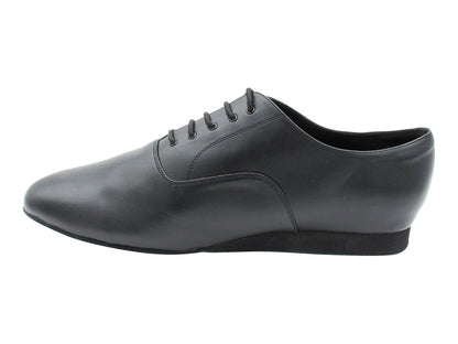 SERO916102 Black Patent &amp; White Leather with 1" flat heel in the photo