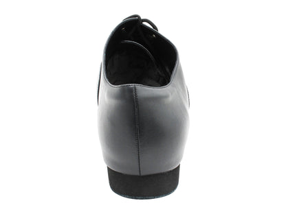 SERO916102 Black Patent &amp; White Leather with 1" flat heel in the photo