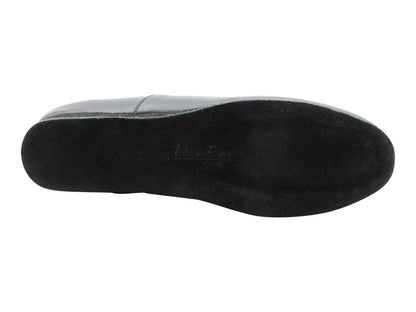 SERO916102 Black Patent &amp; White Leather with 1" flat heel in the photo