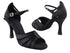 SERA1680DarkTanSatin with 3" heel in the photo