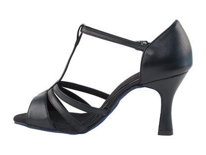 SERA1683 Black Leather with 3&quot; heel in the photo