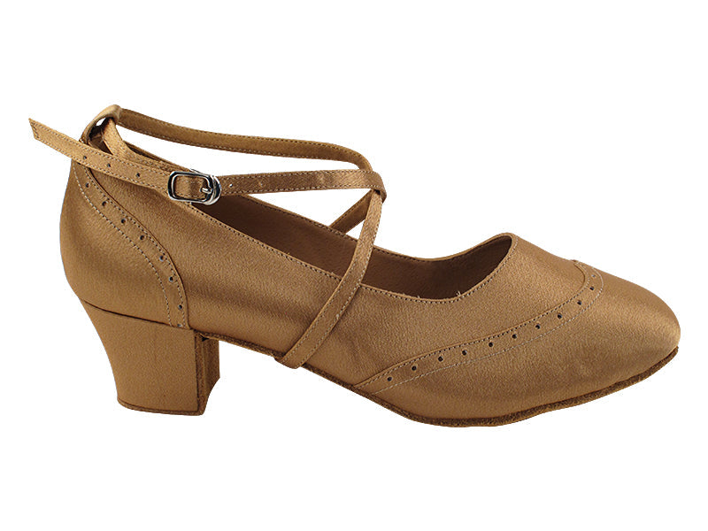 Swing001C 78 Brown Satin with 1.6" Heel (NJ) in the photo