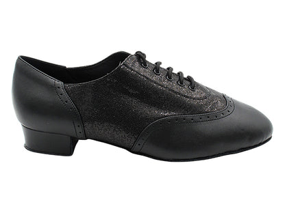 Swing003 216 Black Leather_F_B_58 Black Scale_M with 1&quot; Heel (8881) in the photo