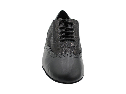 Swing003 216 Black Leather_F_B_58 Black Scale_M with 1&quot; Heel (8881) in the photo