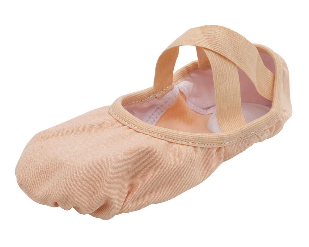 VFBallet 06 Pink Canvas - Canvas Stretch Split-Sole Ballet Shoes