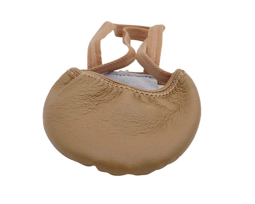VFBallet 09 Beige Tan Leather Lyrical Half Sole Ballet Shoe