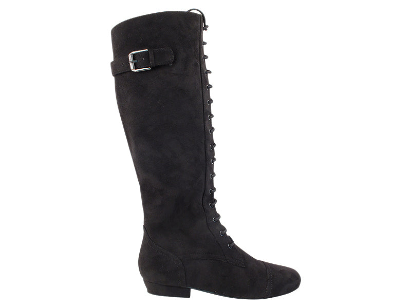 VFBoot Broadway Black with 0.5" flat heel  in the photo
