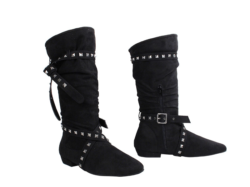 VF Boot Lana Black with 0.5" flat heel  in the photo