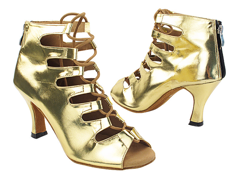 VFBoot Latin 3304 Shinny Gold Leather with 3 inch Heel (6812) in the photo