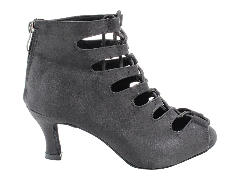 VFBoot Latin 3304 Black Satin with 2.6 inch Heel (475) in the photo