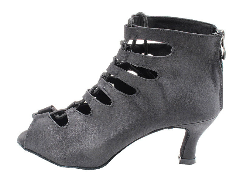 VFBoot Latin 3304 Black Satin with 2.6 inch Heel (475) in the photo