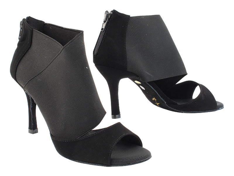 2897LEDSS Black Nubuck with 3&quot; Slim Heel (6646) in the photo