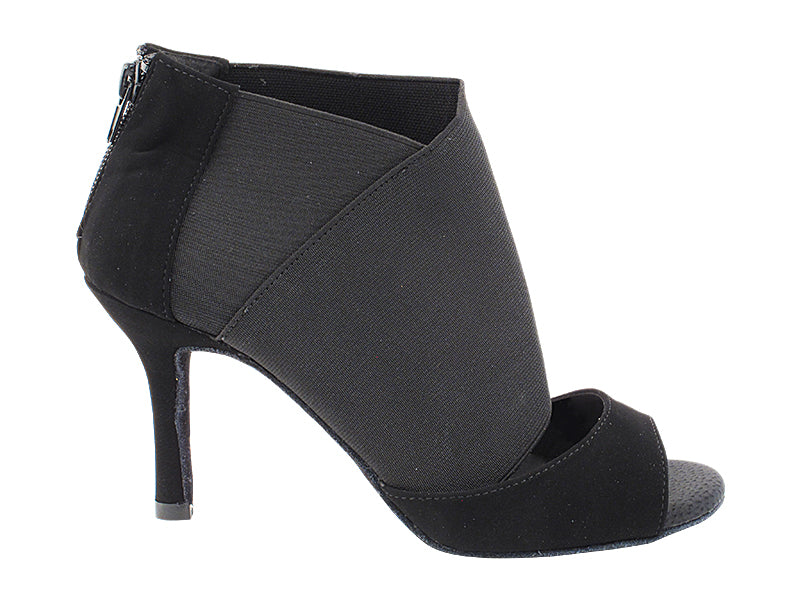 2897LEDSS Black Nubuck with 3&quot; Slim Heel (6646) in the photo